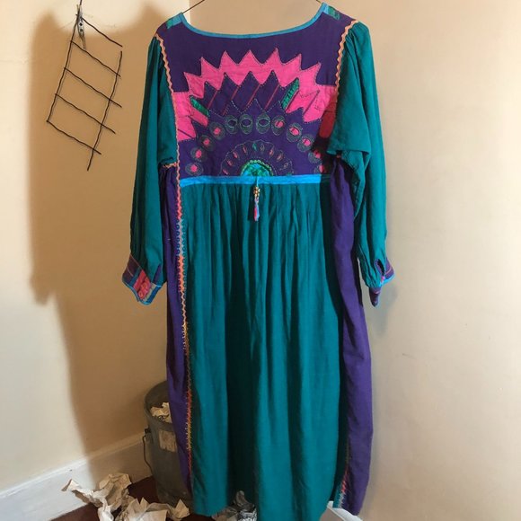 Vintage Folk Dress - Picture 1 of 10